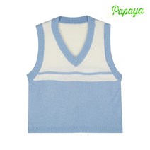 파파야 PAPAYA KNIT VEST PNKUKT211A