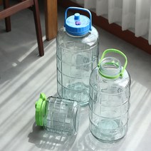 매실 담그는통 담는 담금주 수제청 발효주 효소 매실청 유리병 용기 과실주 술담는병, 15L