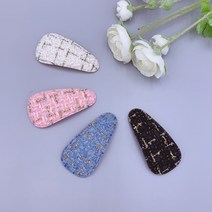 장미공주 샤샤 트위드 똑딱핀 4p세트