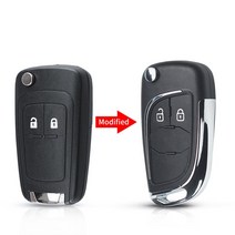 원격시동 스마트키 복사 경보기 차키 순정 버튼 자동차 OkeyTech-변형 원격 키 셸 Opel Vauxhall Insignia, 01 2 buttons_02 For Chevrolet
