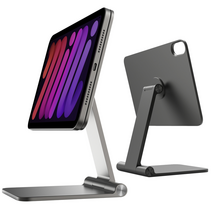 니케 아이패드 미니 6 마그네틱 거치대 접이식 휴대용, 실버, iPad Mini 6th