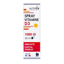 NUTRIVIE 스프레이 비타민 d3 1000 iu 20ml x4팩