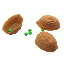 달자샵 즐거운 매직쇼 호두껍질 야바위 놀이 콩찾기 게임 마술도구, 1SET