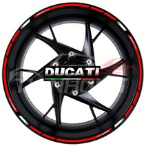 두카티 슈퍼스포츠 696/821/848/899/1199/1299 휠 스티커 데칼, B, 1개