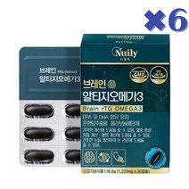 플라보놀 3중 복합 rtg 정제어유 오메가3, 6박스, 30정