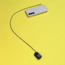 위드 와이어 로프 맹꽁이 자물쇠 블랙 DB201_60, 15개