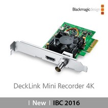 블랙매직디자인 DeckLink Mini Recorder 4K 내장형 영상편집보드