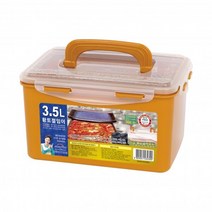 황토절임이 3.5L 김치통 담근통 절임 밀폐용기