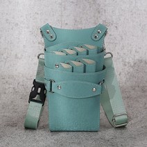 미용 가위집 가방 케이스 허리 미용학원 도구 애견샵, 그레이 7 나이프 슬롯 허리 가방