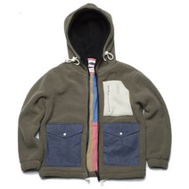 QUIETIST 보아 헤비 후드집업 파카 (그레이) Heavy Fleece Zip-up Parka (gray)