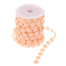 GHSHOP 페르시 화환 체인 진주 비드 롤 문자열 진주 스트랜드 축제 전시회 웨딩 의류 의상 DIY 장식 49ft, 설명, 설명, 핑크