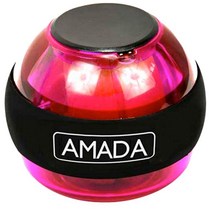 쟈이로볼 W0CA8F9 핑크 LED 리스트볼 자가발전 어께운동 팔목운동 손목운동 자이로볼 완력기 프리미엄 네온 악력기, 자이로볼_네온핑크
