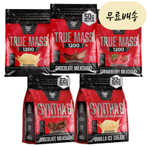 신타6 & 게이너 초코 바닐라 프로틴 포대 [미국 직배송] 트루매스 초콜릿 4.71kg, 1개