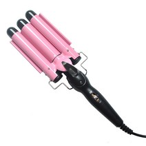 준마 LED 웨이브 고데기 물결 봉고데기 220V 전용코드, 2단온도조절, 25mm