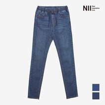 [NII] 여성 약워싱 밴딩 스키니핏 데님_NNYMLVF7311