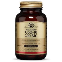 [해외] 솔가 코큐텐 메가솔브 COQ10 200mg 60소프트젤 megasolve 올스타일 미국직구, 60정, 1개, 60개