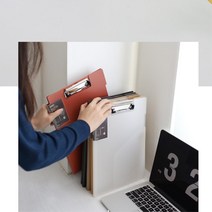 오피스 서류수납정리 A4 커버형 클립파일판 관공서 결재패드 사무실 바인더