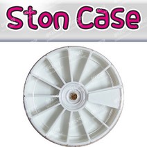 5개입~ C커브 반진주 12칼라 10mm 8mm 6mm 진주스톤 네일스톤 진주파츠 반진주파츠 (수량구매 대환영), 4[원형휠케이스]대형/화이트/1ea