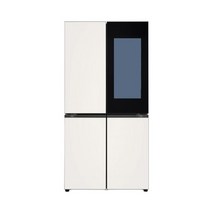 LG H874GBB312 디오스 노크온 4도어냉장고 870L 오브제 상냉장, 없음