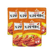 [샘표] 학교앞떡볶이양념(2인분)x5개 떡볶이 떡꼬치 소떡소떡 간식 떡 밀키트 분식 쌀떡, 선택:샘표 학교앞떡볶이양념(2인분)×5개