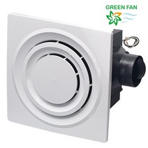 그린팬KV15D 욕실용 시로코팬 댐퍼 환풍기 대형72394EA, 본상품선택, 본상품선택