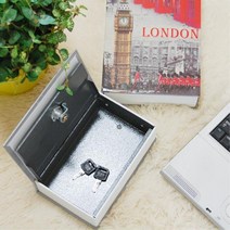 MDG7447 열쇠형 캐쉬북 금고 런던 소형 빈티지금고 금고함 개업선물/귀중품보관함/가정용소형금고/레트로소품