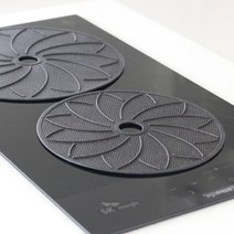 [AYA] 아야 실리콘 인덕션 보호매트 열방출 논슬립패드 커버 유리섬유 냄비 받침대, AYA-07 (28cm 구멍O)