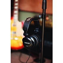 TASCAM 태스컴 TH02 스테레오 헤드폰 블랙 폴딩 Youtube 음악 제작 생배달 DTM, 상세페이지 참조