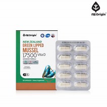 초록잎 홍합추출물 1캡슐에 17500mg 고함량제품 NZ오리진 뉴질랜드 초임계 추출공법 초록입홍합30캡슐, 1개