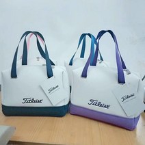 여성 골프 미니 보스턴 백 휴대용 파우치 숄더백, 핑크