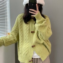 가디건 자켓 JACKET 코디 여성 재킷 코튼 빅사이즈 원피스위에입는 검정 5xl 120 니트 쟈켓 잠바