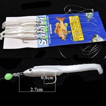 낚시바늘 낚시용품 탄소강 배스 대구 미끼 5 후크/가방 낚시 와이어 후크 고음 1/0, 02 1, 02 3 bags