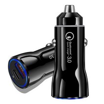 베네치아 퀄컴 퀵차지 3.0 C타입 PD 듀얼 차량용 초고속 충전기, 화이트