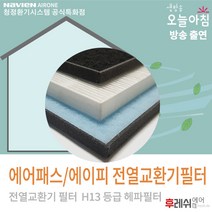에어패스에이피 아파트강제환기장치필터 전열교환기후레쉬에어, AP-0250LS:방문교체(선배송후 기사방문15000원현장지급)