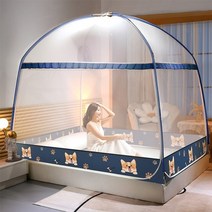 몽골 텐트 몽고 천막 캠핑인디언 캠핑장 휴대용 모기장 여름 침구 단일 도어 설치 무료 접이식 그물 자동 ​​접이식 홈 제품, 열하나, 1.2x2.0m