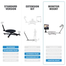 Raubay 【스피너 미포함】RAUBAY 360도 스피너 (표준 버전) - 모니.. 정품보장, Monitor Mount