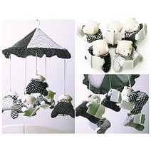 오르골 흑백모빌 책읽는 곰돌이 신생아모빌 - 230210978EA, 본상품선택