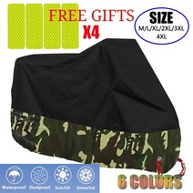 자전거 경량 동계 백패킹 장비 A형 비박 캠핑 백팩킹 군용 등산 소형 텐트오토바이 커버 겨울 타포린 커버 천 레인 커버 프로텍터 방수 비 방진 케이스, 231-260cm용 4xl, 육군 녹색