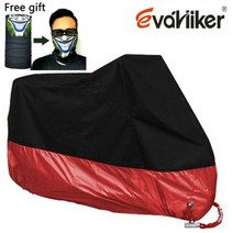오토바이 커버 M L XL XXL XXXL XXXXL 범용 야외 Uv 프로텍터 자전거 비 방진 스쿠터 방수 15 색, 4XL for 2300-2600mm_Red