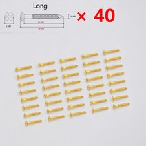 기타부품 험버커 픽업 장착 프레임 나사/링 나사/LP SG 전자 기타 용, [15] Gold 40Long