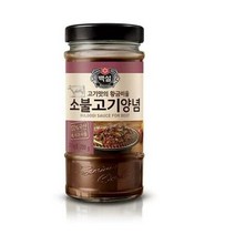 CJ 백설 소불고기양념 290g 2근용, 1개