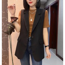 레더조끼 미니 캐주얼 고퀄 춘추 여자 복고 출근룩 인조 레트로 패션