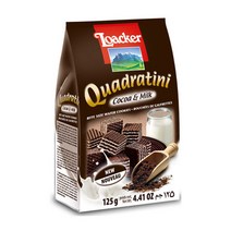 로아커 웨하스 코코아 밀크 125g 5개세트, 5개