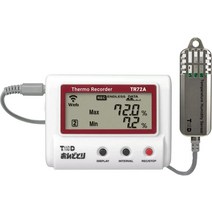 T and D 티앤디 TR72A-S 온도 습도데이터 로거 무선랜 유형 TR72WB-S 온습도계, 1개