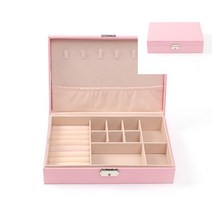 액세서리 보관함 핑크 쥬얼리보관함 쥬얼리쇼케이스 악세사리케이스 반지대 아크릴소품 주얼리함 반지함 보석정리함 악세사리함