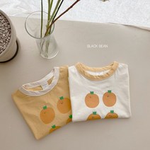 블랙빈 귤티 2컬러 아동복 티셔츠