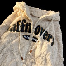 구스 벨트 롱 유광 패딩 코트 플로킹 자수 양모 코튼 Y2K 문자 지퍼 오버사이즈 후드 스웨트셔츠 2022