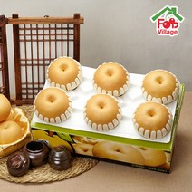 [푸드빌리지] 과일천하 나주배 5kg/7.5kg 가정용 선물용 선물세트, 1박스, 5Kg 가정용 7과내