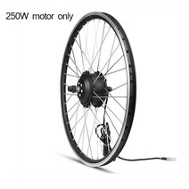 전기자전거개조 기어 모터 Ebike 키트 허브 휠 24V36V48V 250W 뒷바퀴 전면 변환, 24Vmotor only+front+26