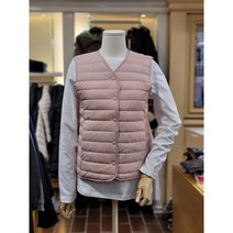 뱅뱅 [동아수성] 가볍게 이너로 입어도 좋은 여성 50% 브이넥 경량 패딩 조끼